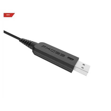 Koss | CS200 USB | Headphones | Wired | On-Ear | Microphone | Black - 3